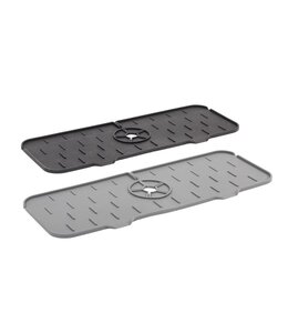 SILICONE SINK/FAUCET MAT AST 36.5X14cm