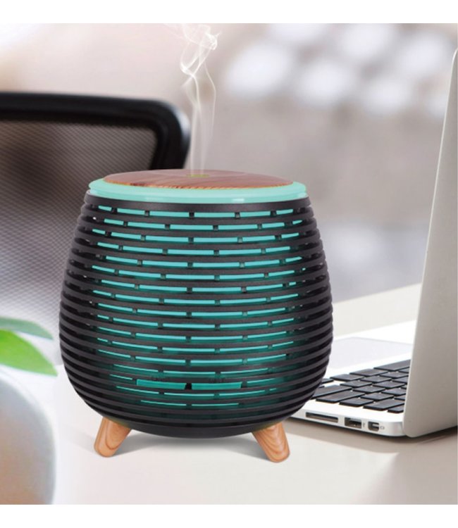 LAUREN TAYLOR TRIPOD ESSENTIAL OIL DIFFUSER w/7 AUTO CHANGING LED LIGHTS 90ML