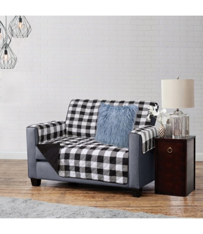 LAUREN TAYLOR HUDSON REVERSIBLE QUILTED PROTECTIVE SLIP COVER