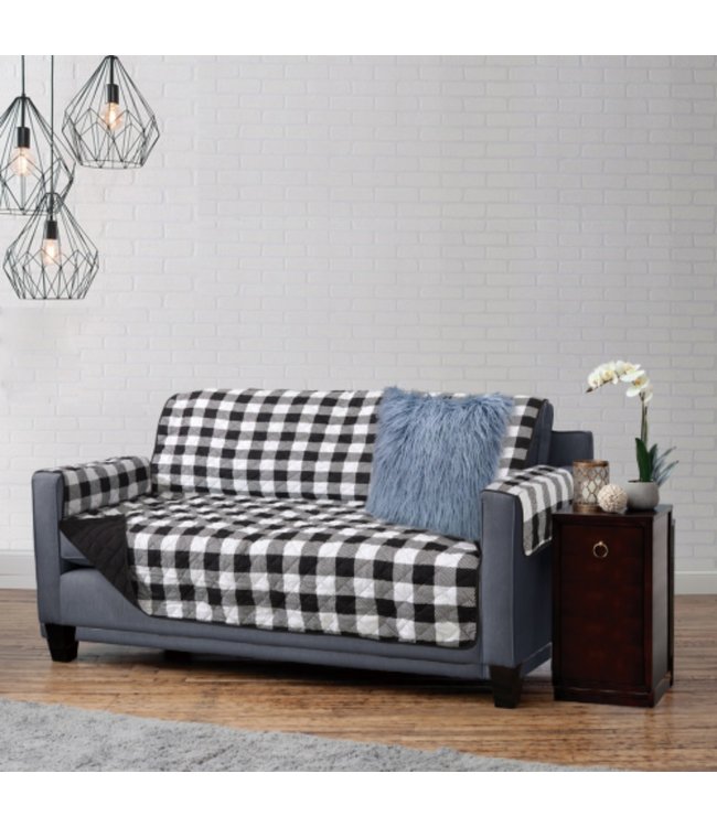 LAUREN TAYLOR HUDSON REVERSIBLE QUILTED PROTECTIVE SLIP COVER