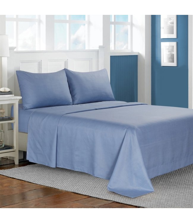 ADRIEN LEWIS THOMPSON MICROFIBER SHEET SET BLUE