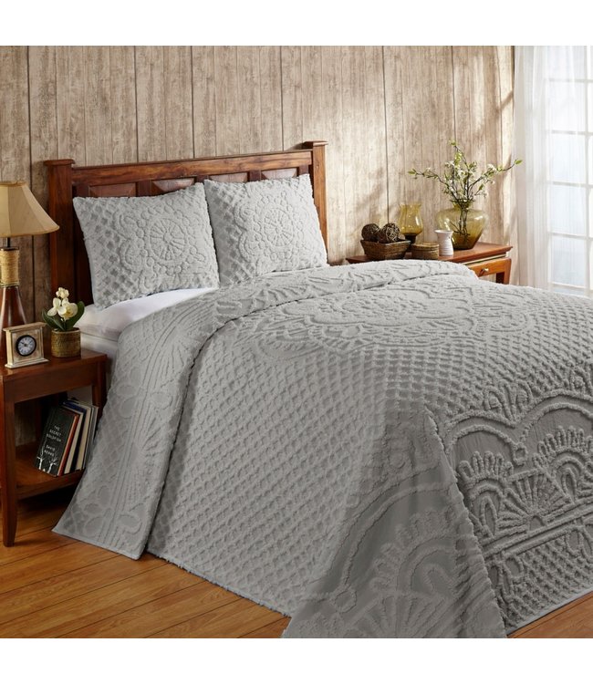 TREVOR 100 COTTON TUFTED BEDSPREAD SET Oxford Mills Home Fashion
