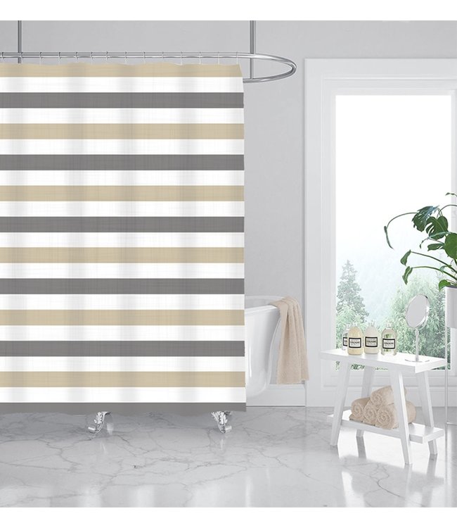 LUKAS SHOWER CURTAIN AST 70X72"