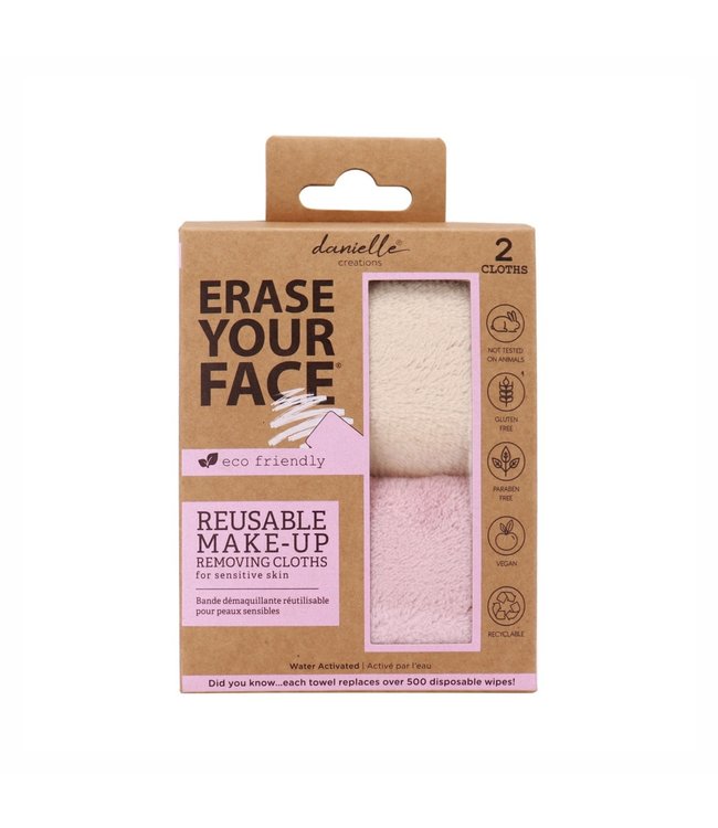2pk ERASE YOUR FACE CLEANING CLOTH MULTI (MP4)
