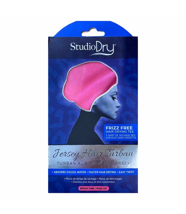 JERSEY HAIR TURBAN PINK