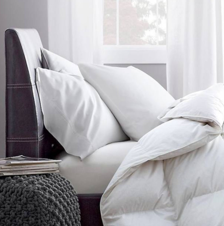 GOOSE FEATHER FILLED PILLOW (MP12) Oxford Mills Home Fashion Factory