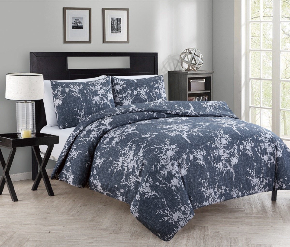 TIANNA DUVET COVER SET GREY (MP2) - Oxford Mills Home Fashion Factory ...