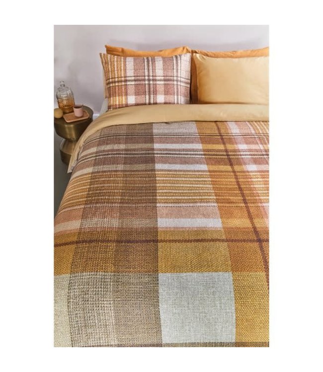 BARISTA PLAID DUVET COVER