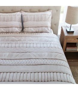 COZINESS IVORY AND BEIGE DUVET COVER