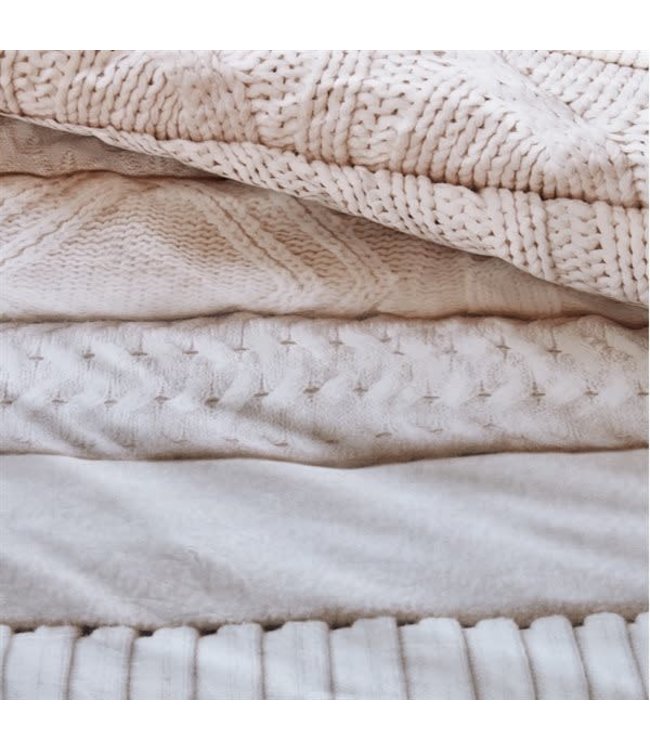 COZINESS IVORY AND BEIGE DUVET COVER