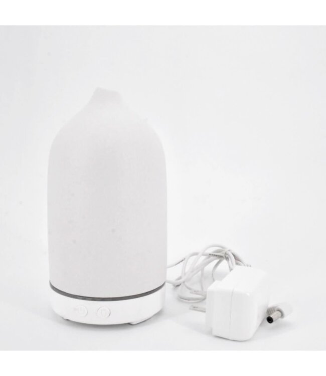 LAUREN TAYLOR CERAMIC AROMA DIFFUSER w/7 AUTO CHANGING LED LIGHTS 100ML