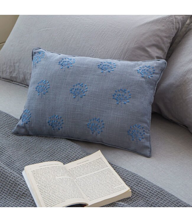 LAUREN TAYLOR DELPHI LUMBAR CUSHION ROSE 12X18"