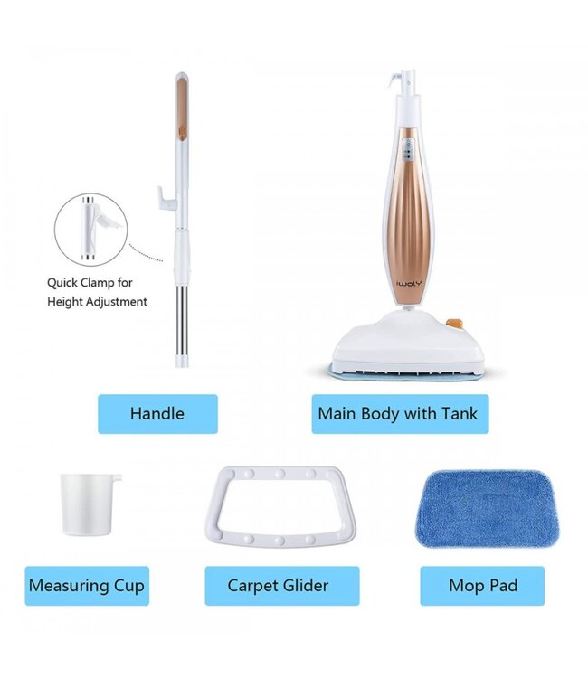 MASSIMO STEAM MOP WHITE 410ml