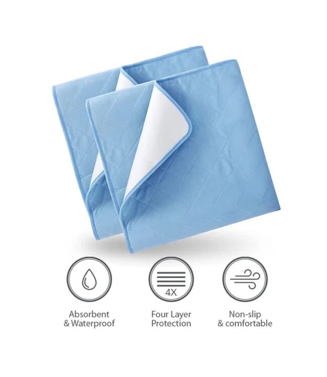 INCONTINENCE POLYCOTTON BED PADS 34x36
