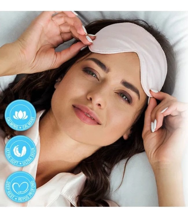 SERENITY WEIGHTED FLEECE EYE MASK 9.5x4.5"