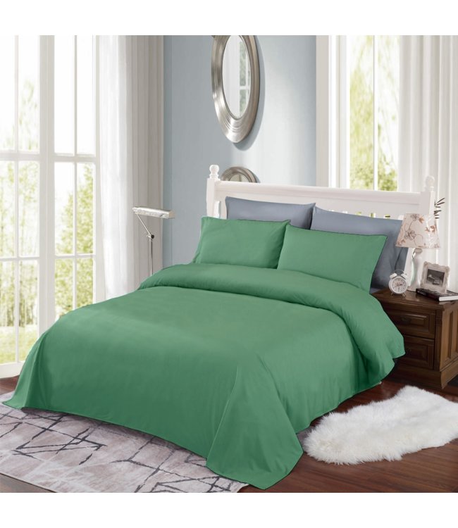SOLID MICROFIBRE SHEET SET