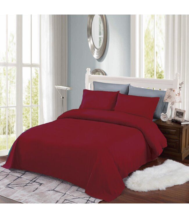 SOLID MICROFIBRE SHEET SET