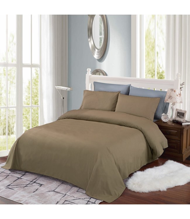 SOLID MICROFIBRE SHEET SET