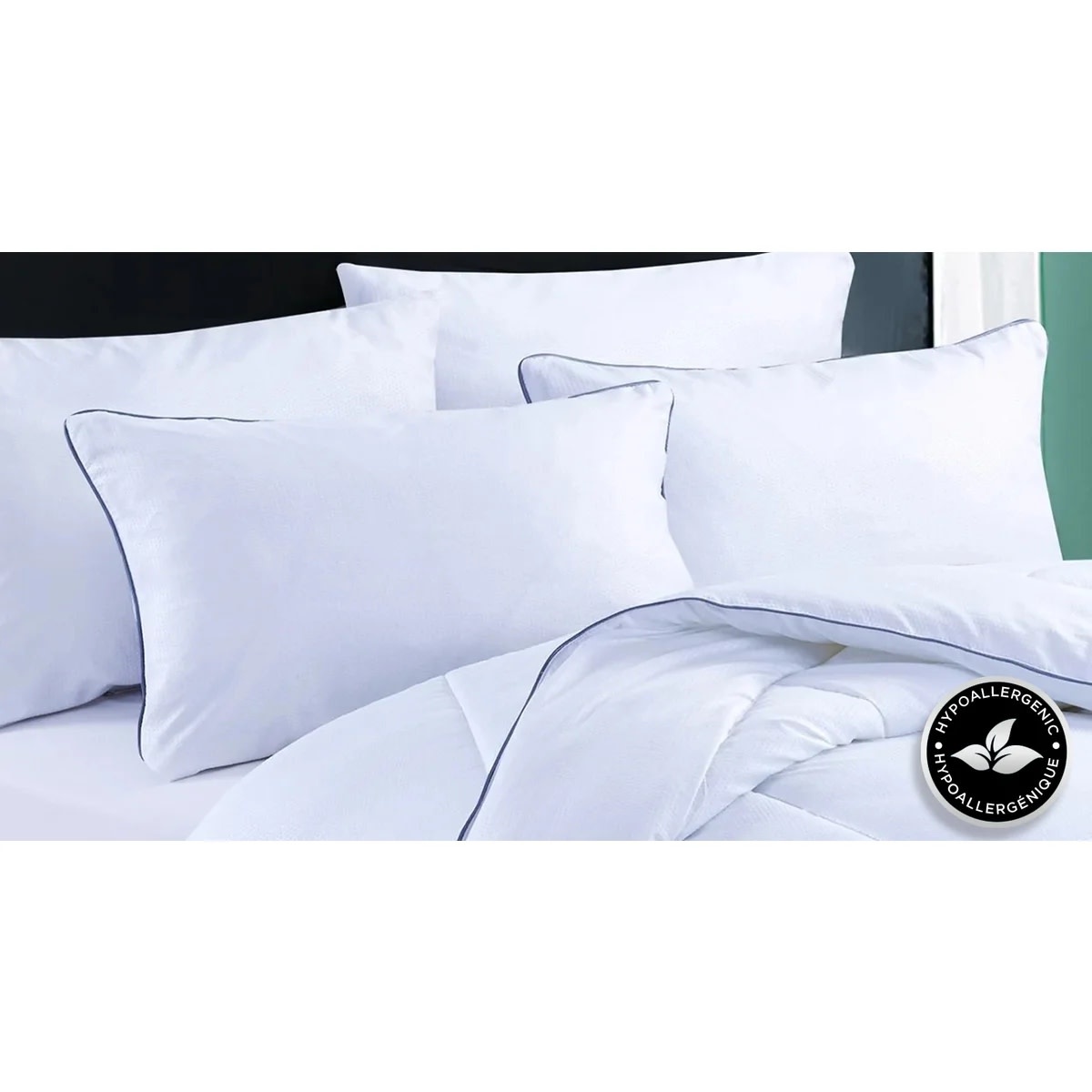 SUPER SOFT MICROGEL GUSSET PILLOW Oxford Mills Home Fashion Factory