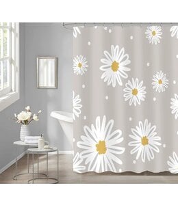 DAISY SHOWER CURTAIN AST 70X72"