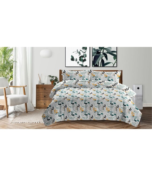 RENATA COMFORTER SET YELLOW/GREEN