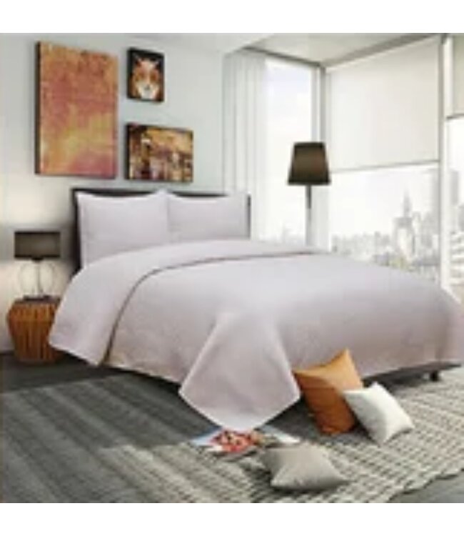 LAUREN TAYLOR ARABELLA 3pc QUILT SET AST