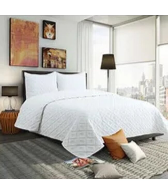 LAUREN TAYLOR ARABELLA 3pc QUILT SET AST