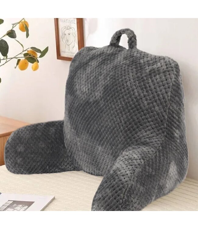 LAUREN TAYLOR STANFORD FLEECE READING PILLOW 30X16X14"