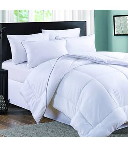 LAUREN TAYLOR SUPER SOFT MICROGEL DUVET WHITE