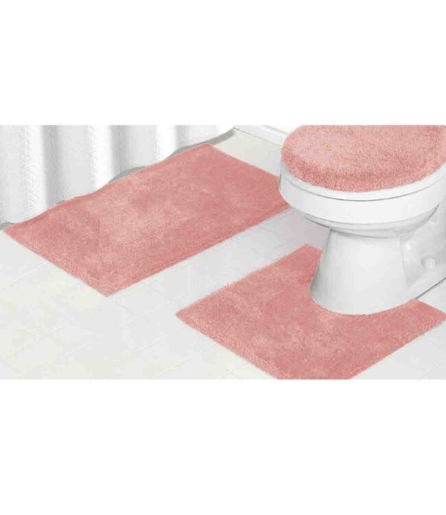 SPA 3pc BATH MAT w/LATEX BACK AST