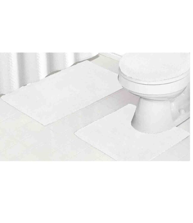 SPA 3pc BATH MAT w/LATEX BACK AST