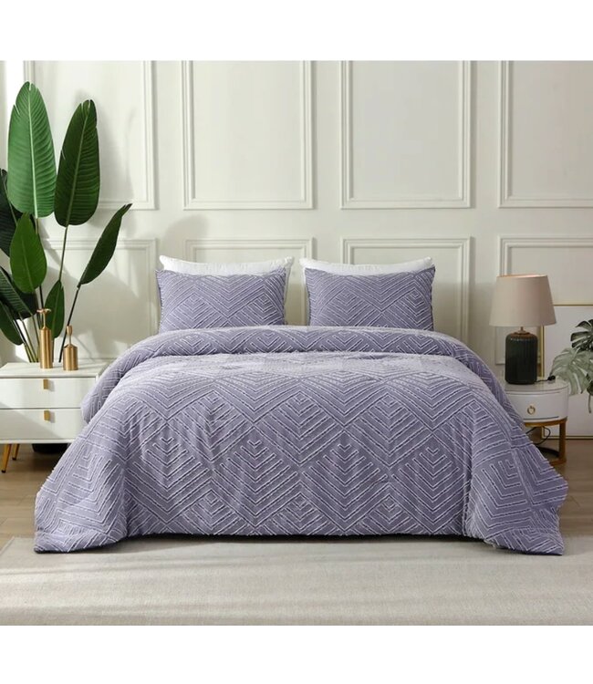 TUFTED 3pc COMFORTER SET