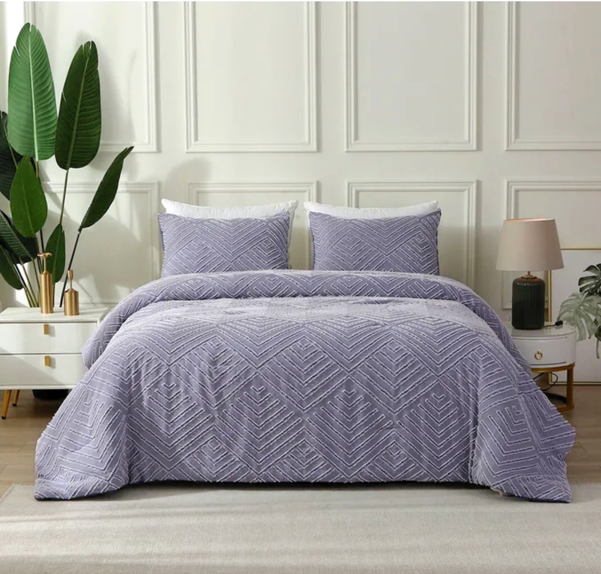 TUFTED 3pc COMFORTER SET Oxford Mills Home Fashion Factory Outlet and