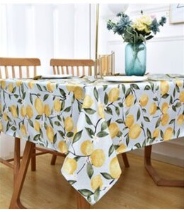 LEMON PRINTED TABLECLOTH MULTI (MP12)