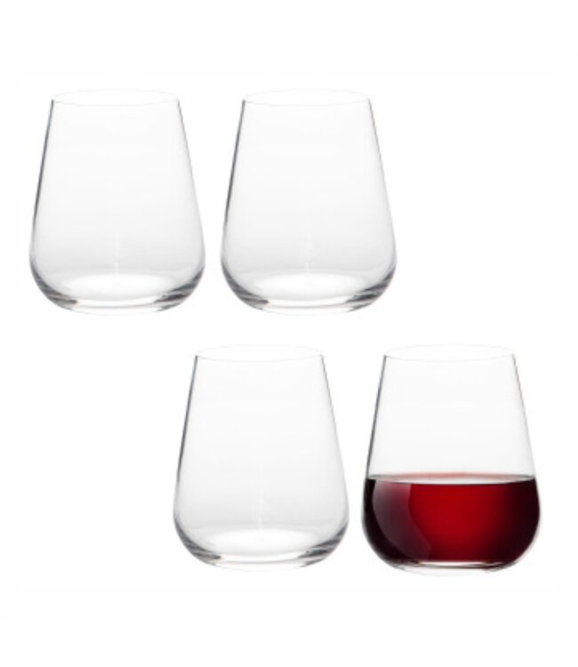 4pK BOLERO STEMLESS WINE GLASSES 410ML