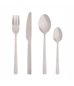 ROME 16Pc FLATWARE SET STAINLESS
