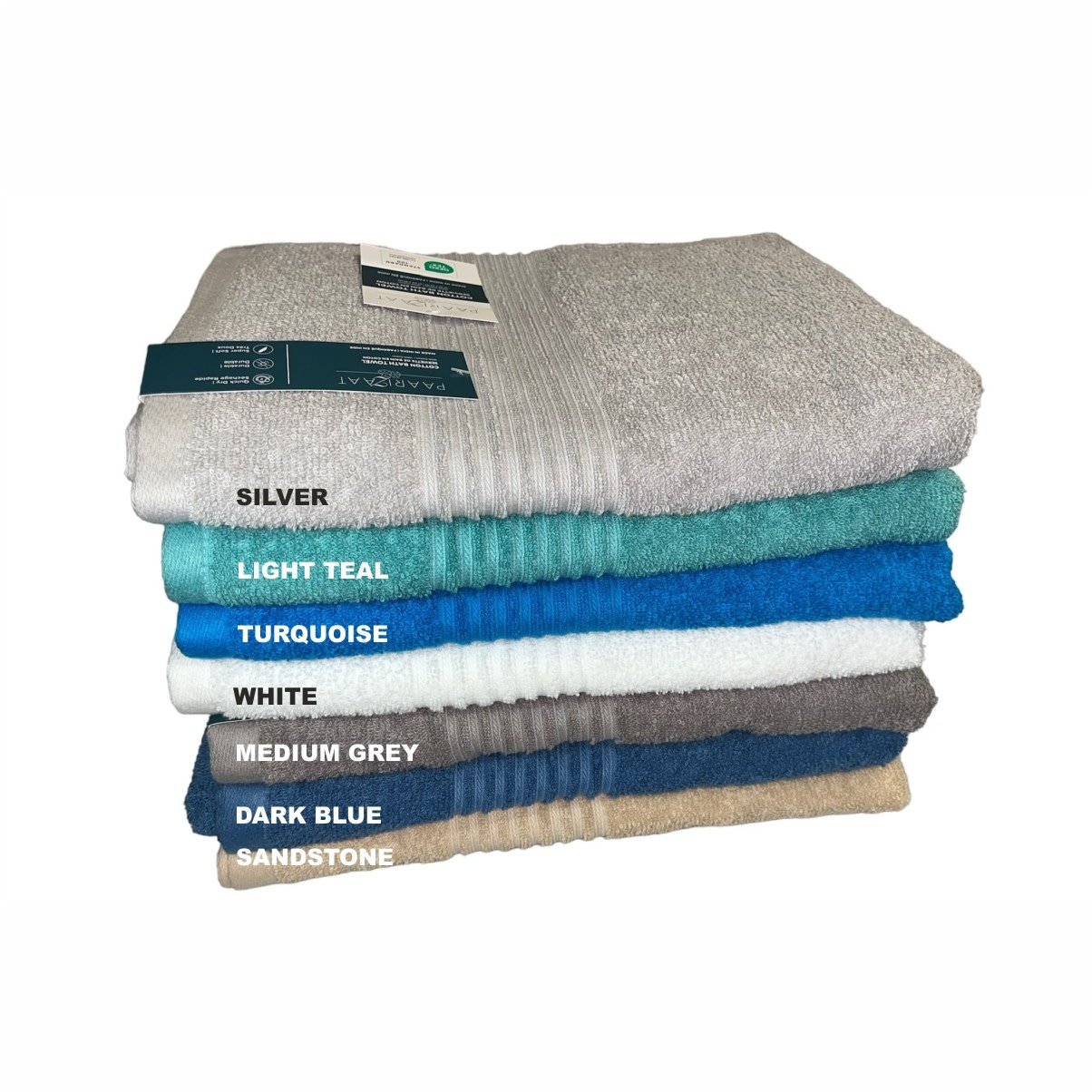 Oxford Silver Bath Towels