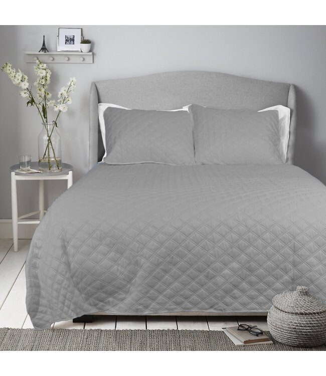 ADRIEN LEWIS QUENTIN DIAMOND QUILT SET