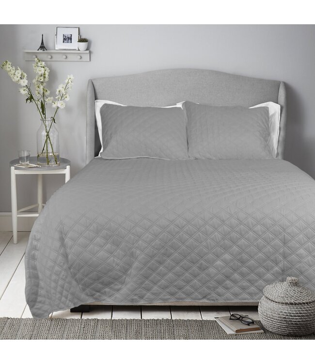 ADRIEN LEWIS QUENTIN DIAMOND QUILT SET