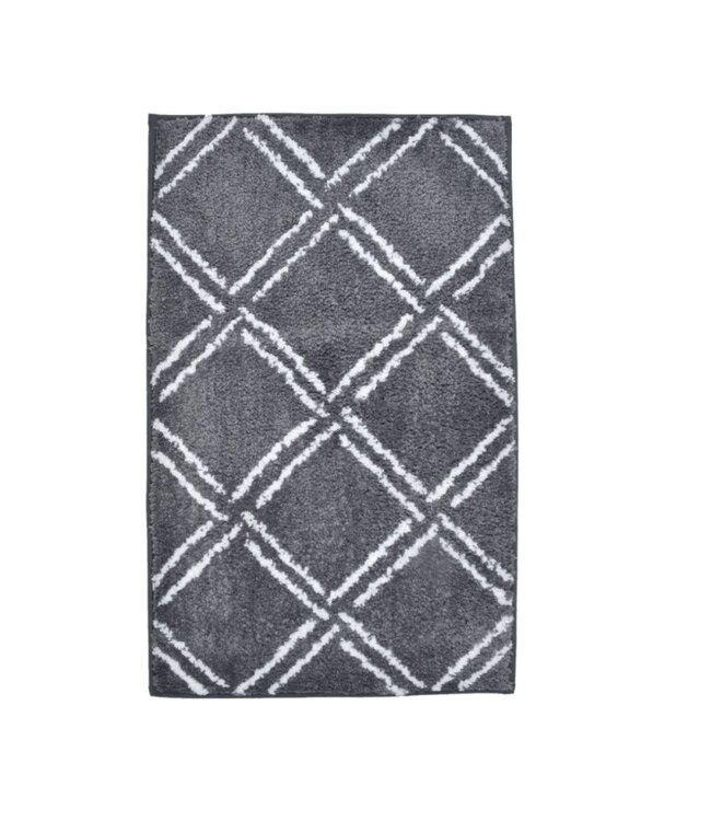 LE SPA DIAMOND TUFTED BATH MAT AST 20X30