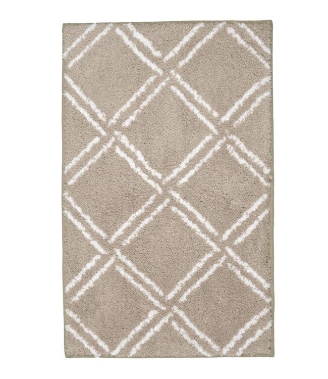 LE SPA DIAMOND TUFTED BATH MAT AST 20X30