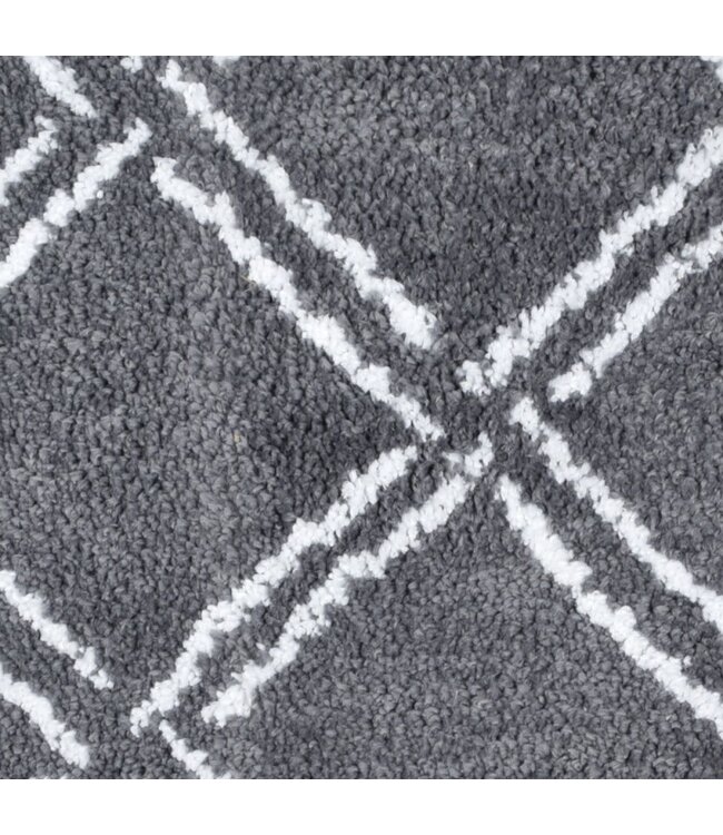 LE SPA DIAMOND TUFTED BATH MAT AST 20X30