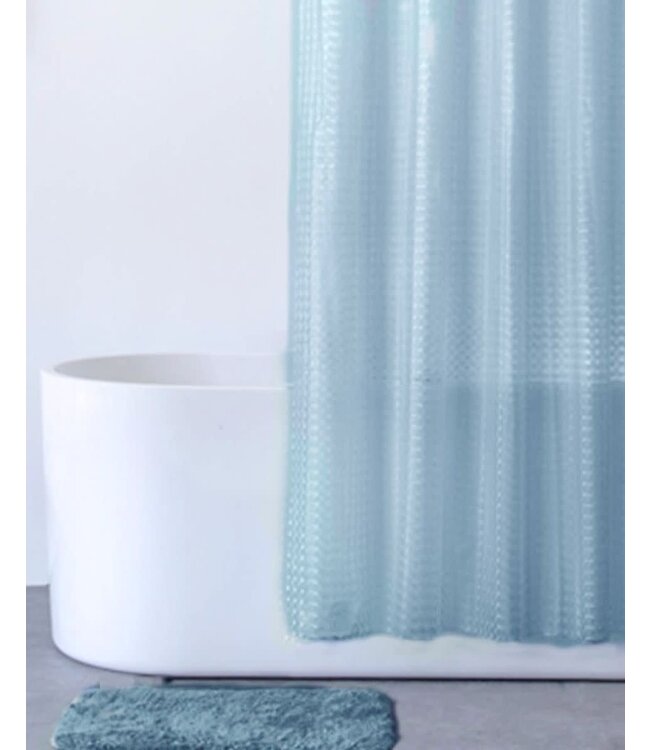 EMBOSSED TEXTURED SHOWER CURTAIN or LINER AST 70X72"