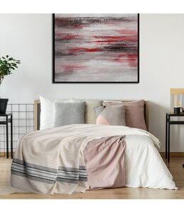 LAUREN TAYLOR TREMBLANT COTTON FLANNEL BLANKET