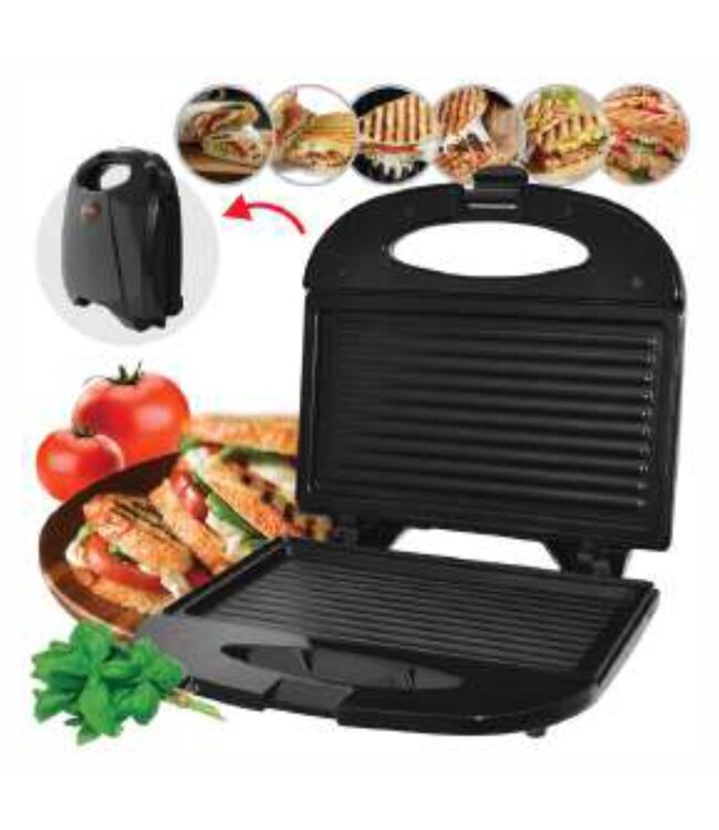 HAÛZ Living NON-STICK PANINI PRESS BLACK