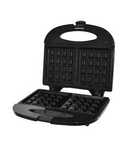 2-SLICE WAFFLE MAKER BLACK