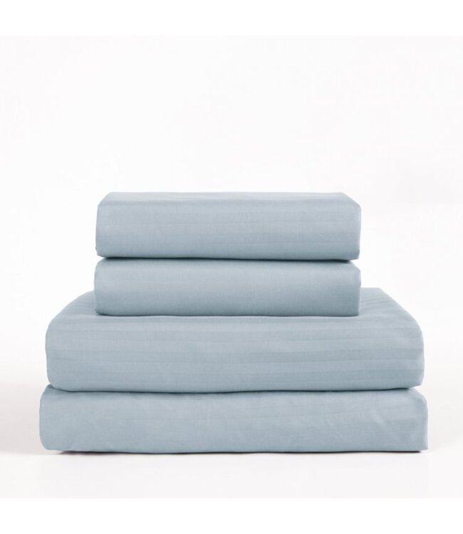LAUREN TAYLOR BACK TO BASICS DOBBY MICROFIBER SHEET SET (MP8)