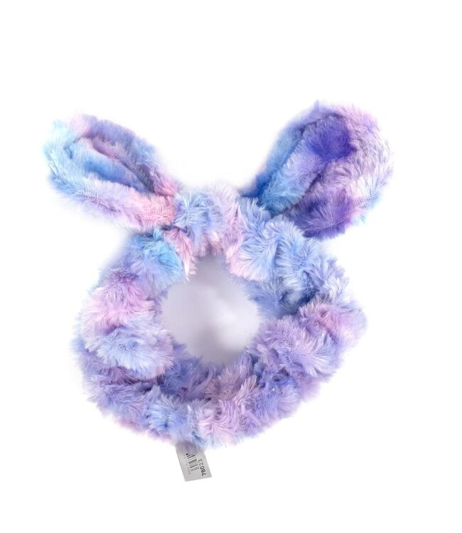 PLUSH BATH HEAD BAND LILAC MIX