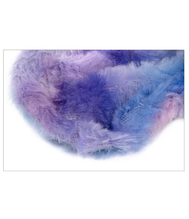 PLUSH BATH HEAD BAND LILAC MIX
