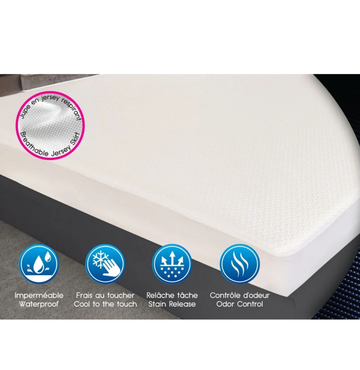 PRO COOLING MAX WATERPROOF MATTRESS PROTECTOR Oxford Mills Home